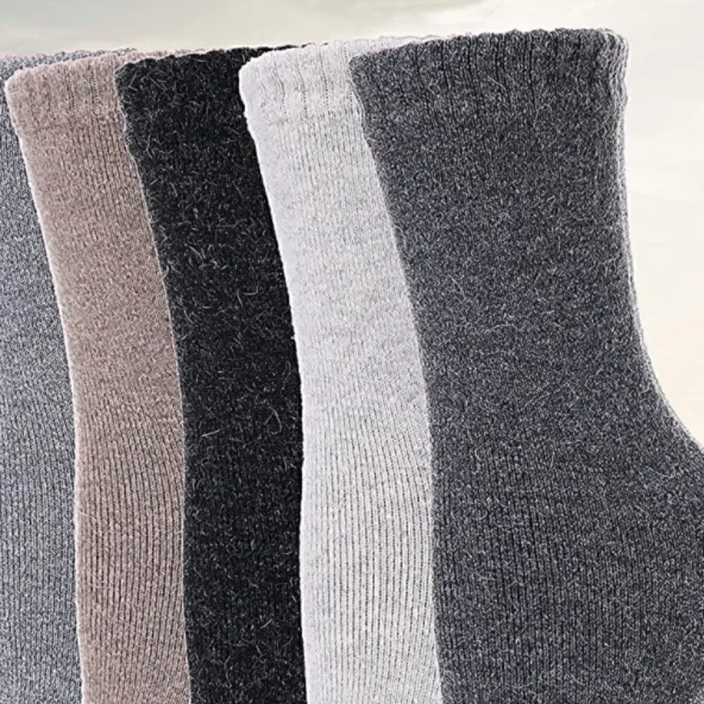 Neutral Merino Wool Blend Socks